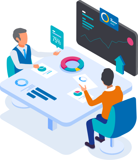 illustration-spécialistes-en-business-intelligence