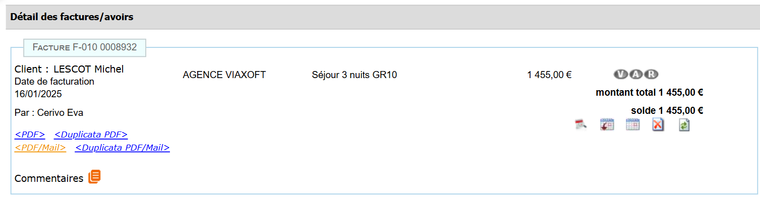 Facture viaxoft