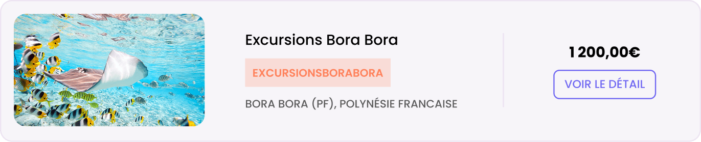 Excursions Bora Bora